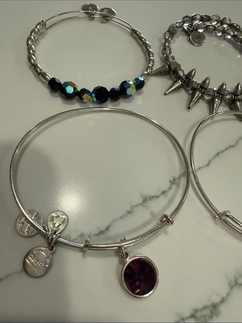 ALEX AND ANI Silver Expandable Bracelets